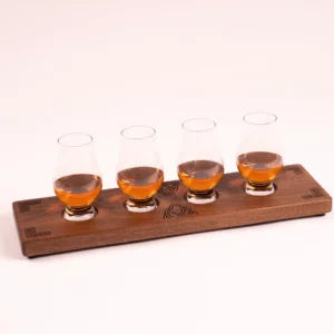 Four-glass Bourbon Tasting Flight