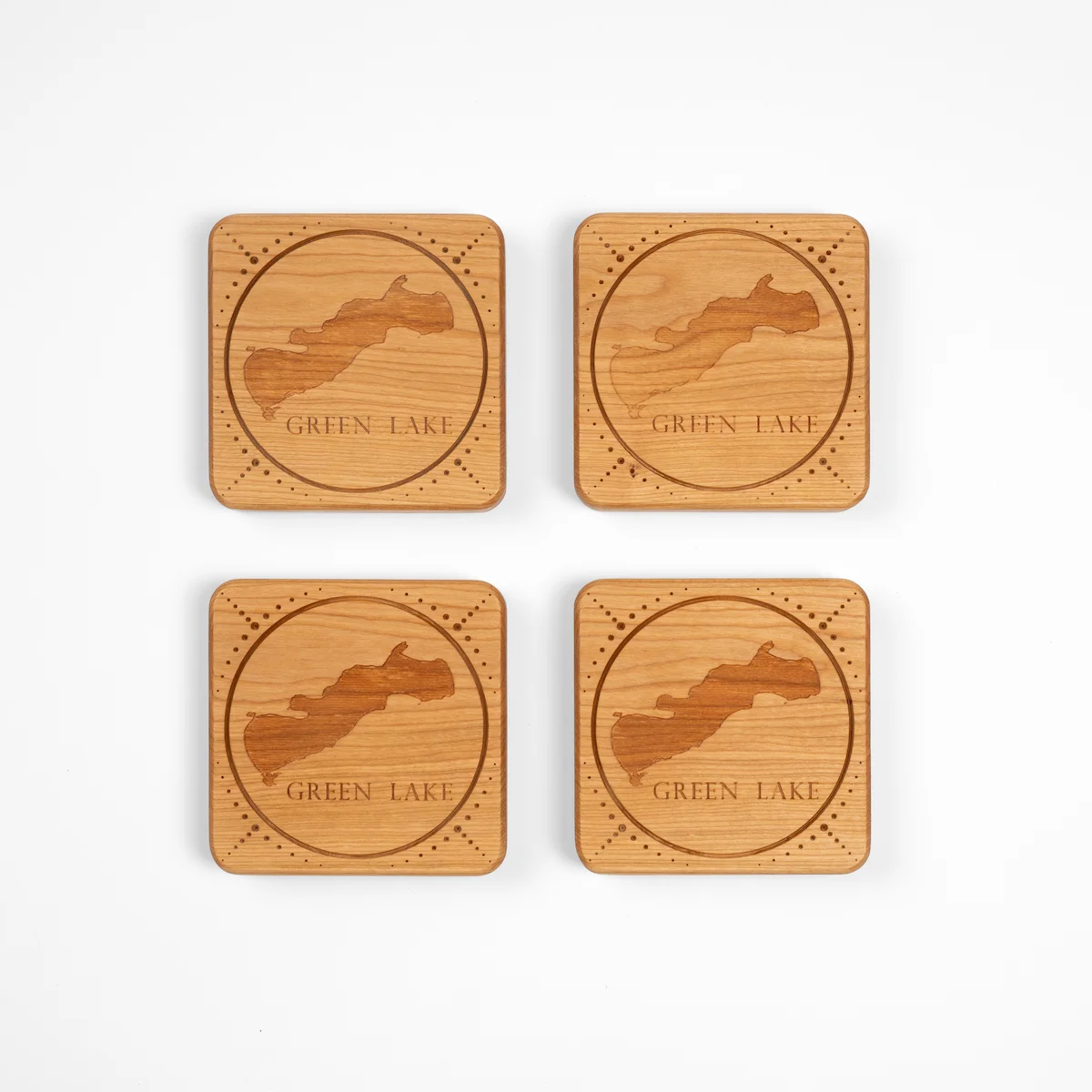 CGH Hardwood Coaster Set - Image 6