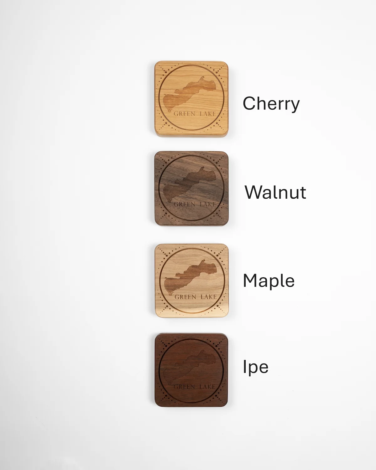 CGH Hardwood Coaster Set - Image 2
